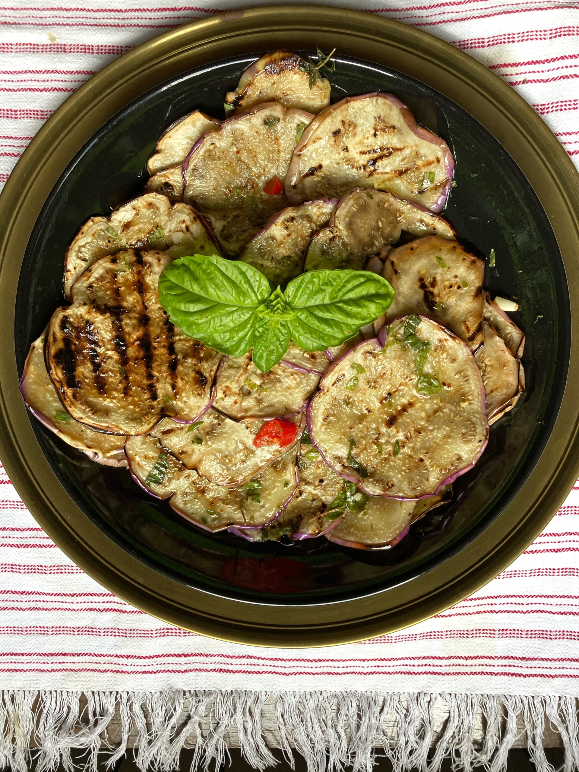 Receta de las berenjenas asadas a la parilla