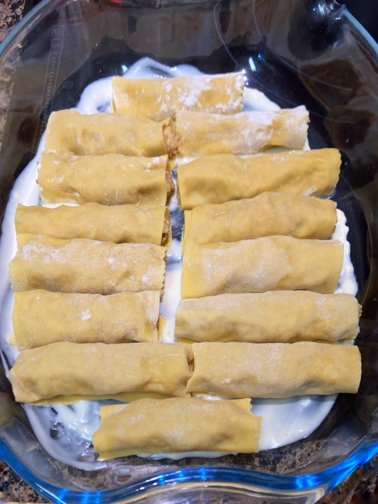 canelones de carne y bechamel navidad | la Clandestina