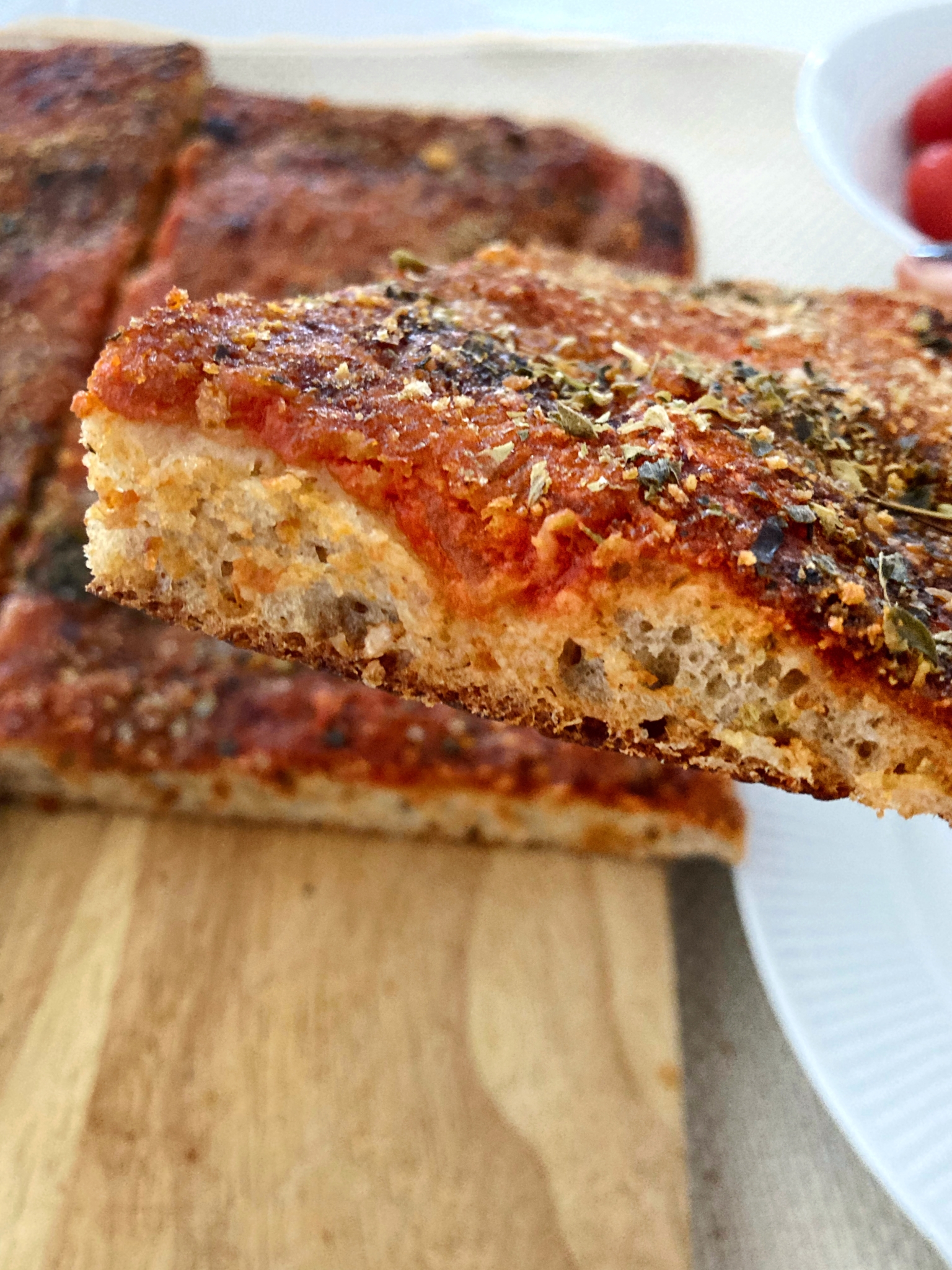 La receta original de la pizza de Sicilia, lo Sfincione La Bottega